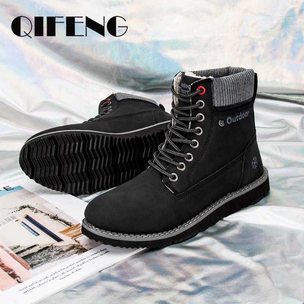 

winter women boots fur snow boots fashion lace-up black ankle trendy high-shoes women sneakers warm booties high shoes