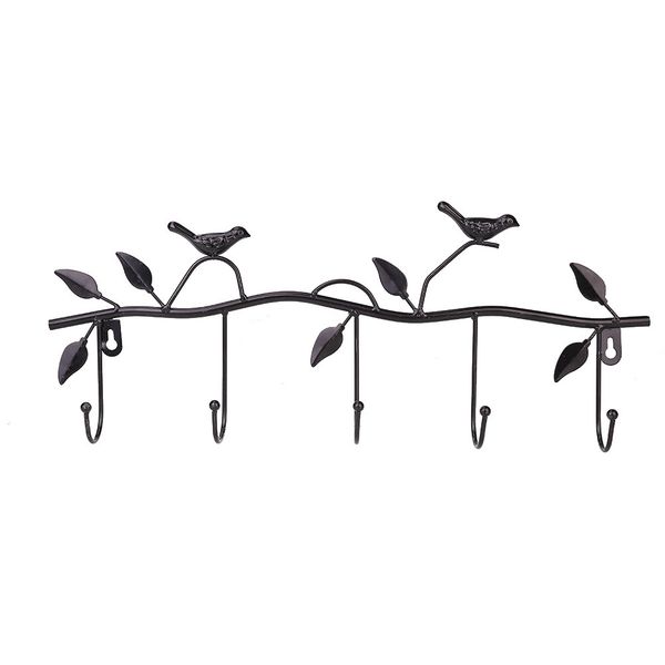 

metal hook hanger bird style kitchen wall door coat/hat/bag organizer decor