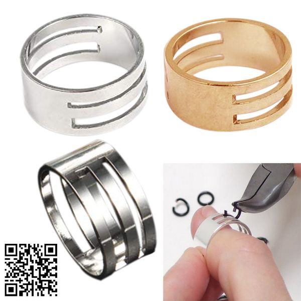 

1pcs 18x8mm metal jump ring opener opening closing finger ring alloy round circle bead plier diy accessories jewelry making tool