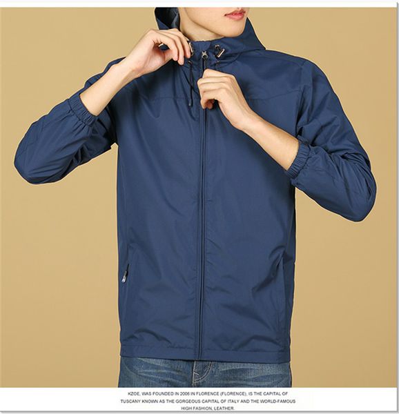 

brand long sleeve new designer mens fashion loose windbreaker and natural colors for casual fashion with size s-3xl b100116q, Black;brown