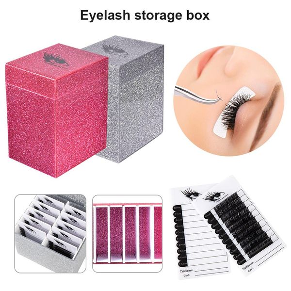 

10layers eyelash storage box eyelashes holder case grafting false eyelash makeup organizer makeup display container tool