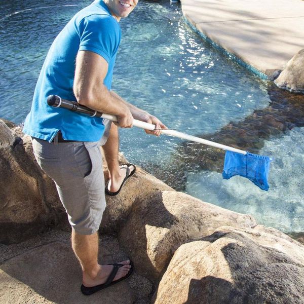 

swimming pools skimmer net rubbish cleaning rake leaf mesh deep bag net mesh deep bag salvage swimming pool & accessories