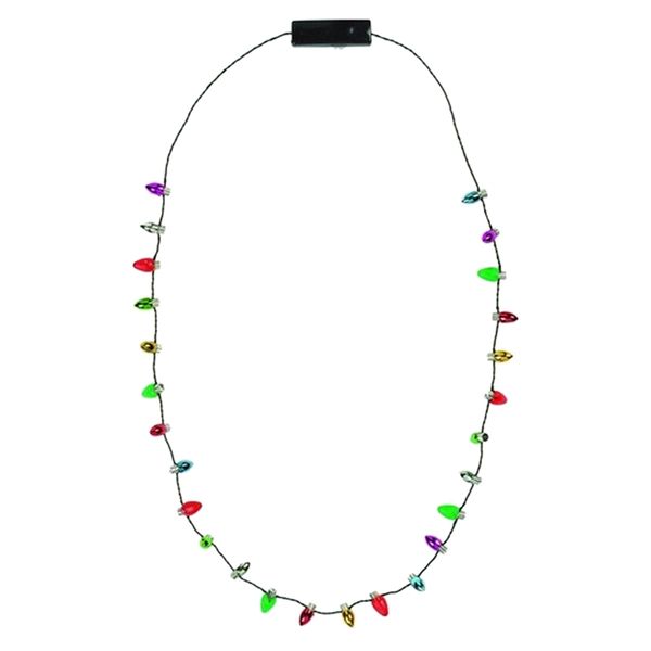 

led light up christmas bulb necklace, perfect for party , celebration, holiday, bar, Silver