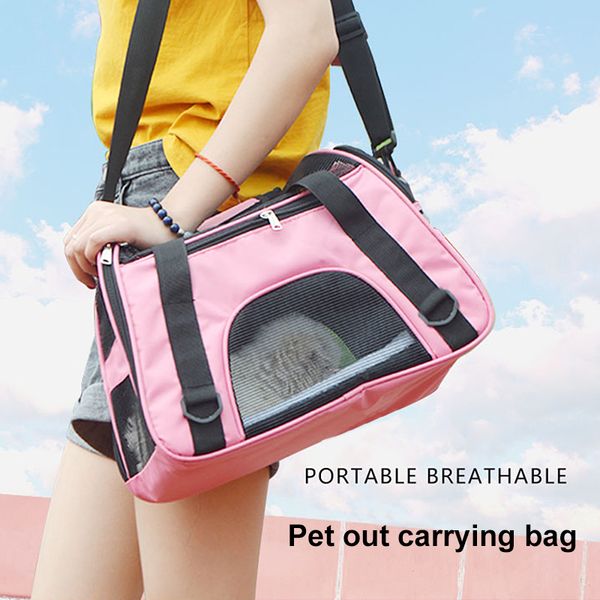 

pet bag breathable outdoor cat cage puppy carrying shoulder bags protable pet carrier shoulder bag pet handbag for pets dog cat