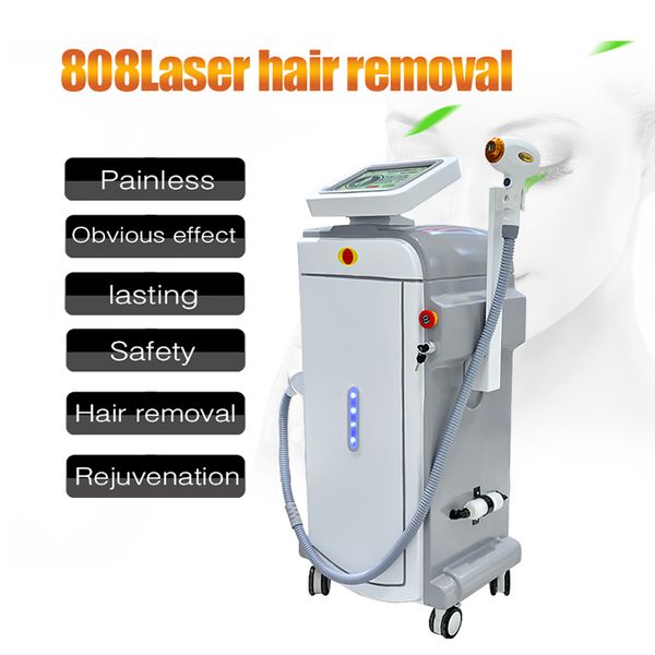 

2020 новое прибытие !!! диодный лазер 450w hande 808nm диод лазерная эпиляция машины волос клиника spa используйте ce сертификации / dhl, Black