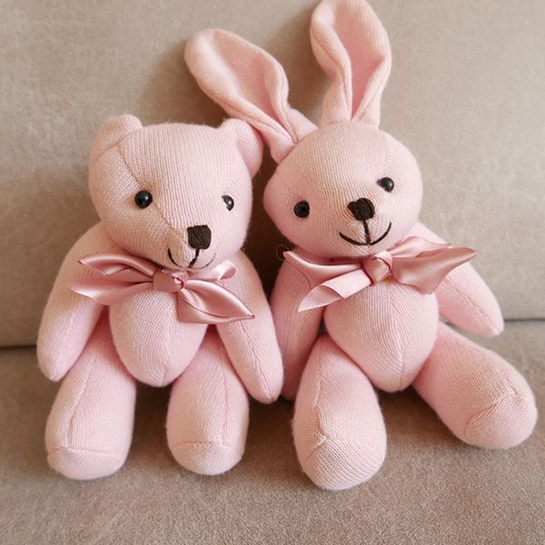 

22cm rabbit bear toy rabbit plush doll cute animal doll easter gift bunny plush doll toys for children kawaii rabbit toy lovely