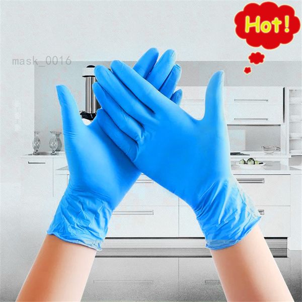 

dhl shipping 100pcs package disposable protective gloves butyron oil-resistant chemical defense universal for left and right hands y5v6