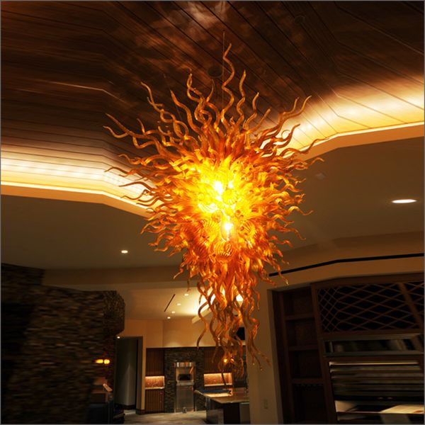 Luxury Home Decor Chihuly Glass Pendant Lighting New House Decoration Murano Glass Pendant Lights For Bedroom Decor Plug In Hanging Lamp Designer