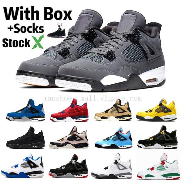 

Горячая 2020 Новая Разводят 4, Что Кактус Джек Лазера Крылья Мужская Баскетбольная Обувь Синий Деним Эминем Бледно-Лимонный Мужчины Спорт Дизайнер Кроссовки