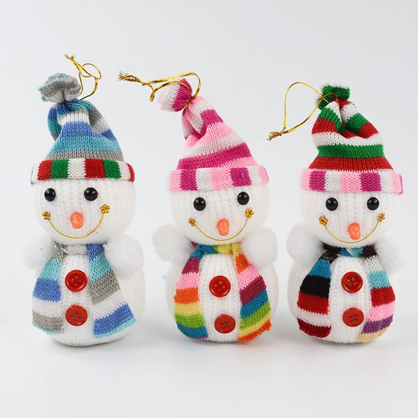 

15cm christmas doll christmas decorations hanging snowman tree dress pendant