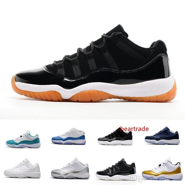 

mens 11 low barons 11s black basketball shoes out door sports sneakers for men size us8-13 real carbon