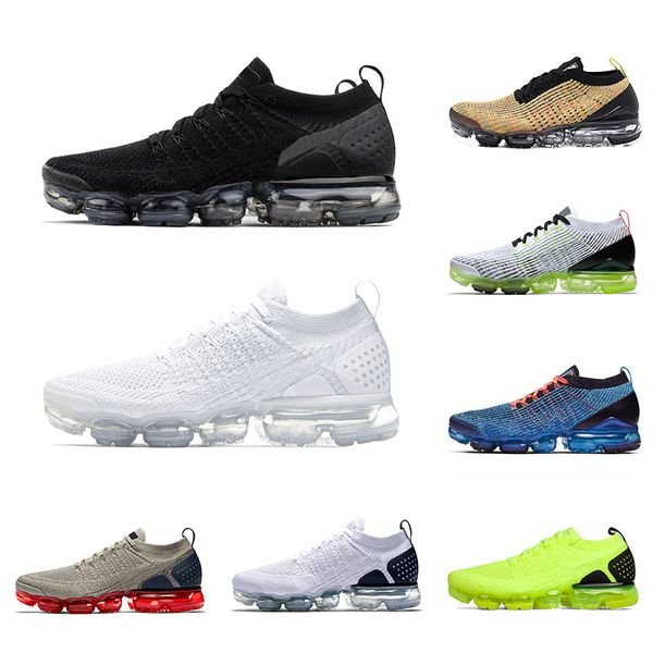 

tn plus running shoes knit 2.0 3.0 triple black white gym blue dark stucco mens sneakers sports size 36-45