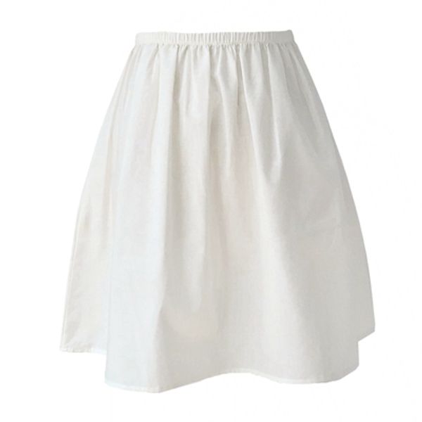 

new women pure cotton black white solid half slip with 40-70cm dress underskirt sleepwear safety slips, Black;red