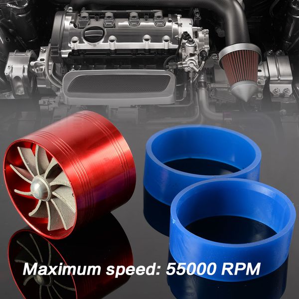

universal fit turbo single fan air intake fuel saver fan turbonator