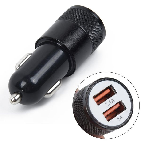 

universal car charger usb vehicle dc12v-24v waterproof dual usb charger 2 ports power socket 5v 2.1a/2.1a