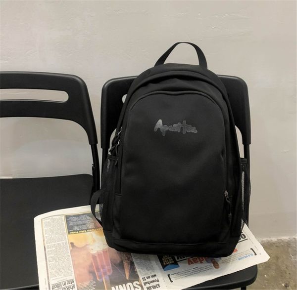 

school bag students large backpack shoulder bag textured backpacks ph-cfy20061943