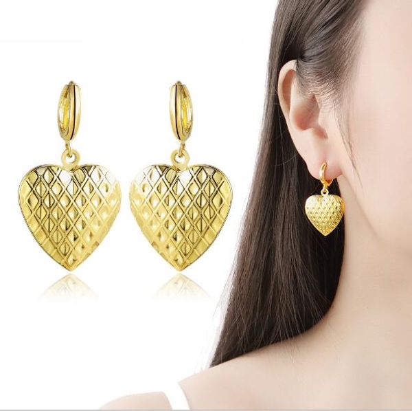

2019 love heart phase box earrings open can put p earrings golden silvery woman madam fashion accessories, Silver