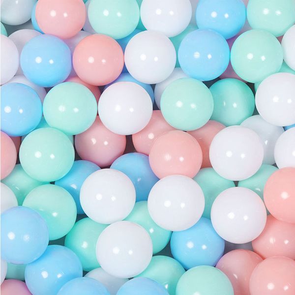 

5.5cm 50 pcs/lot colorfull baby plastic balls water pool ocean wave ball funny kid swimming toy water pool ocean wave ball