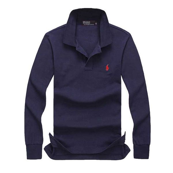 

Luxury men luxury brand de igner t hirt polo hirt men 039 petit chevalcami a olid color long leeve ummer ca ual cami a polo new c