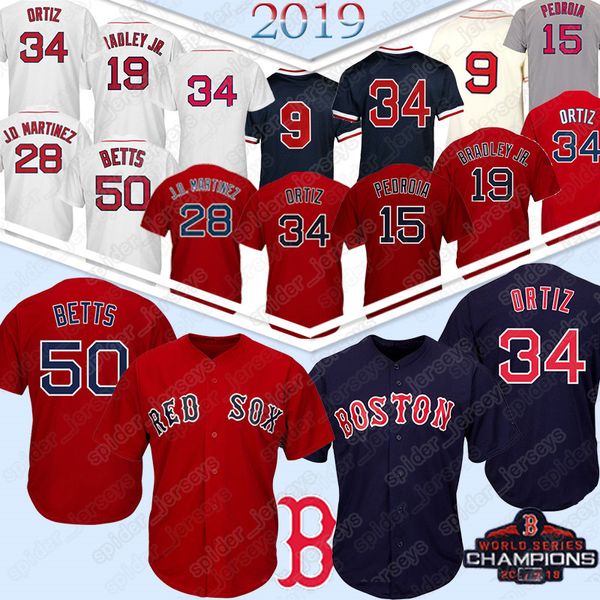 

TOP 50 Mookie Betts Boston Red Baseball Jersey Sox 34 19 Jackie Bradley Jr. 28 JD Martinez 9 Ted Williams 16 Andrew Benintendi jerseys