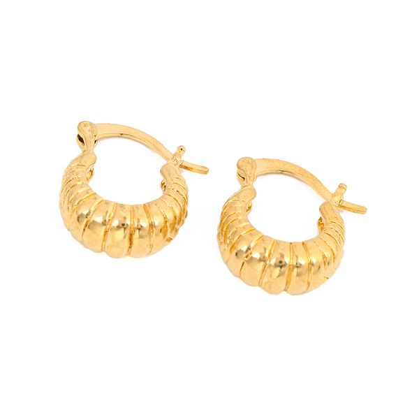 

24k real gold plated men jewelry earring women jewelry gift, Golden;silver
