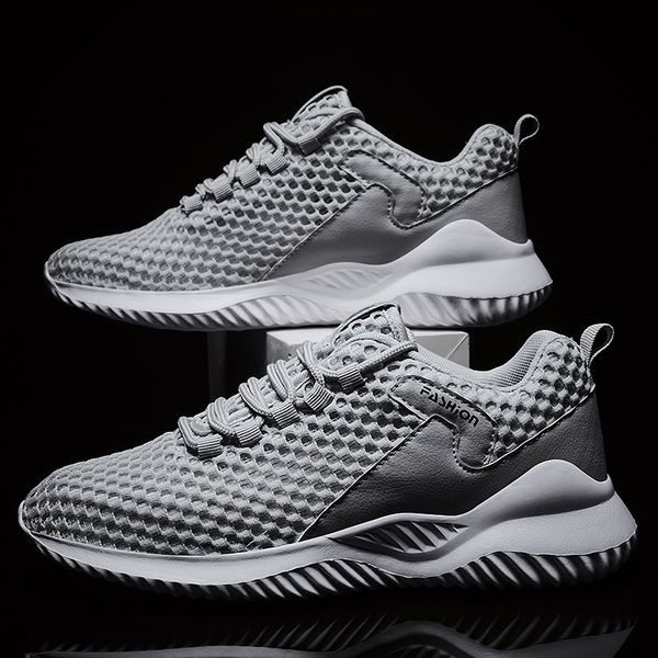 

2020 designer sneakers men male casual shoes breathable mesh brand men fashion shoes spring autumn chaussures homme 38-46, Black