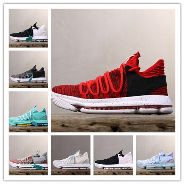 

mens kd 10 ep basketball shoes for mens designer x kds 10s sports sneakers 8 color male sports chaussures of man trainers 40-46