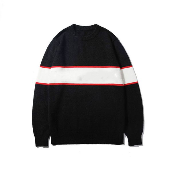 

mens designer hoodie spring autumn style sweatershirt for men women brand hoodie luxury jumpers long sleeves striped hoodie, Black