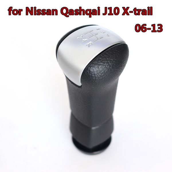 

5 speed mt car gear shift knob for qashqai j10 x-trail 06-13 manual gearshift shifter lever stick pen arm head ball pomo