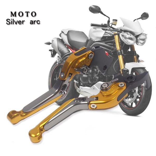 

for 675 street triple r/rx 2009-2020 2020 2014 2013 12 cnc adjustable folding extendable motorcycle brake clutch levers