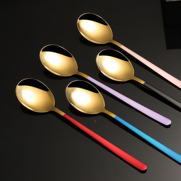 

304 stainless steel small spoon creative spoon for domestic use serve spoon shovel spoons