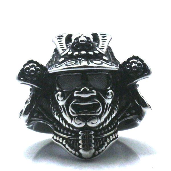 

men boy 316l stainless steel cool punk gothic viking skull pendant, Silver