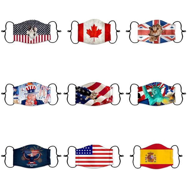 

anti dust face mouth er pm2.5 mask dustproof anti-l washable reusable ice silk cotton designer masks tools rra3030 #397