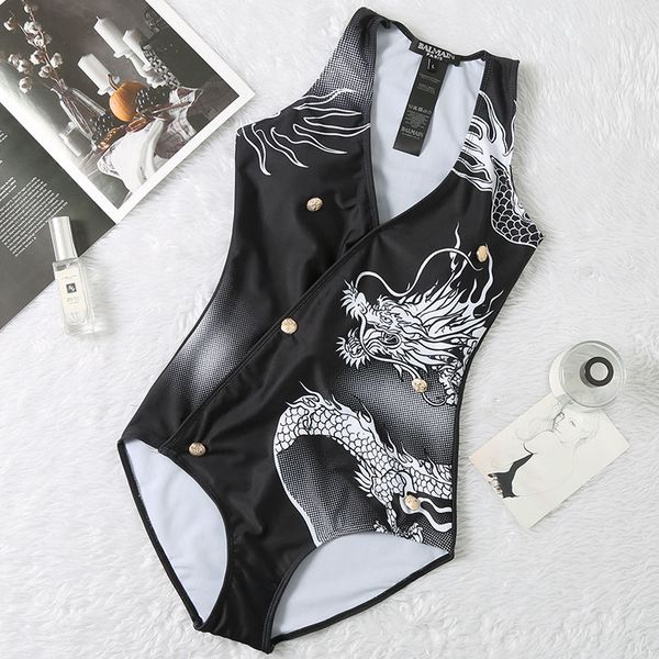 

balmain ss20 новое поступление высокое качество дизайнер бал купальник летний пляж бикини купальники для женщин сексуальный размер s-xl 011, White;black