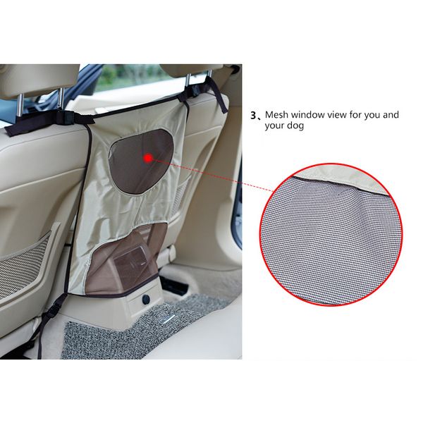 

car seat pets barrier lightweight wear-resistant adjustable isolation pet safety net c66