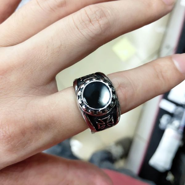 

fashion new domineering cross jesus faith and power punk party hip hop jewelry for men engagement wedding gift ring male, Golden;silver