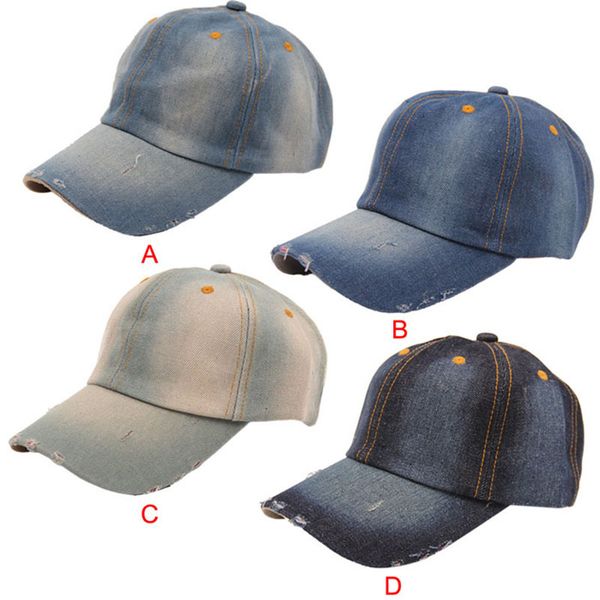 Verão mulheres beisebol bonés jean chapéu casual menina denim sun jeans chapéus menina gorras casquette lona feminina snapback chapéu hip h