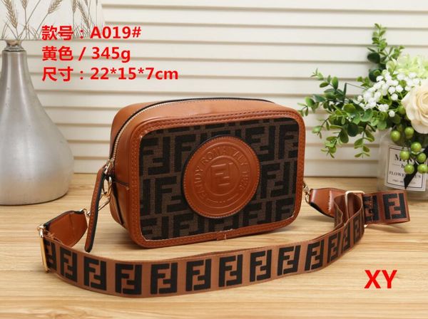 

19ss новый Luxurys Сумка Дизайнеры Сумки Бренды Клапан Плечо Сумки Женские F Магнитная Застежка Crossbody Сумка FF Pattern PU Кожаный Ремешок Кошелек