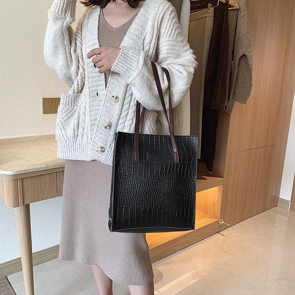 

women's bag retro large-capacity bucket bag shoulder korean fashion ladies handbag