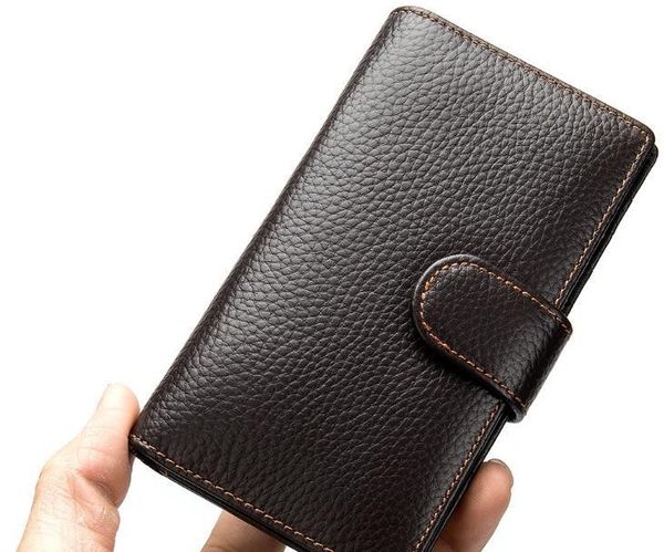 

2020 Men's Wallet Retro Multi-Card Card Card Certificate Bag Head Layer Cowhide Card Bag Zero Wallet True Leather