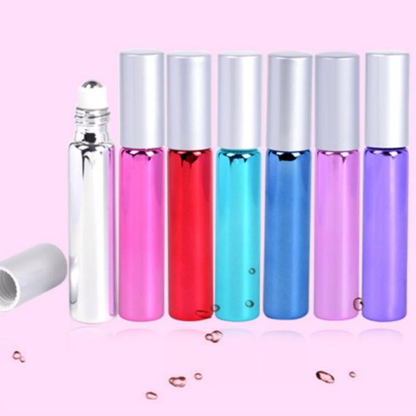 

200pcs 10ml glass perfume bottle fragrance portable refillable mini scent-bottle perfume atomizer empty bottles