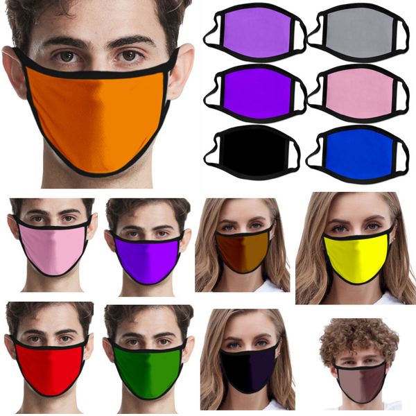 

washable ice silk cotton solid face mask kids and anti dust mouth mask new reusable protective mask hh9-3064