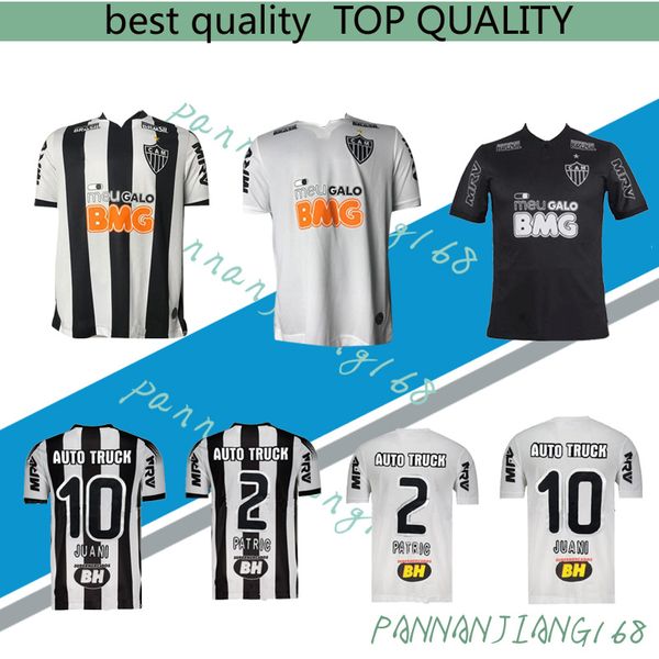 

19 20 atletico mineiro soccer jerseys fred cazares otero moura elias robinho valdivia adilson santos custom black white 2019 football shirts, Black;yellow