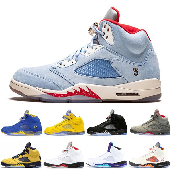 

stock x 5 5s shoes black metallic camo fab 5 sp michigan fire red silver fresh princ basketball shoes men 5s sneakers