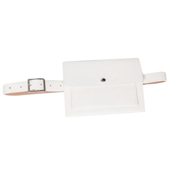 

classic trendy waist bags fashion women belt pack vintage mini bags pu leather simple casual belt, Red;black