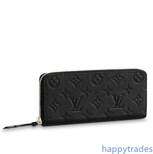 

clmence wallet m60171 black real caviar lambskin chain flap bag long chain wallets key card holders purse clutches evening