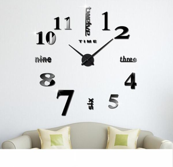 

акриловые diy настенные часы самоклеющиеся интерьера настенные украшения креатив часы декаль современные настенные digit номера