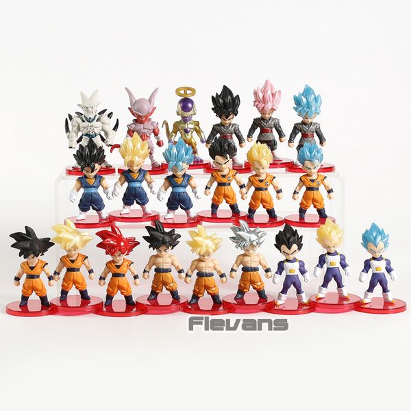 2019 Dragon Ball Z Super Saiyan Son Goku Gohan Vegeta Vegetto Syn Shenron Freeza Janemba Mini Pvc Figures Toys From Beatbox 3713 Dhgatecom