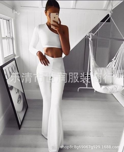 

women yoga pants sports gym wear solid color breathable stretch wide leg pants ol leggings womens athletic joggers pants 2020, Black;white