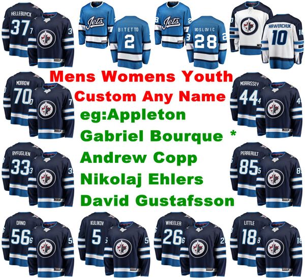 

winnipeg jets jerseys mason appleton jersey david gustafsson nikolaj ehlers andrew copp bourque ice hockey jerseys mens customize stitched, Black;red